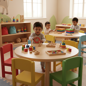 Child-safe furniture and learning materials