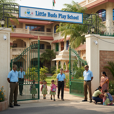 Safe and secure campus with supervision